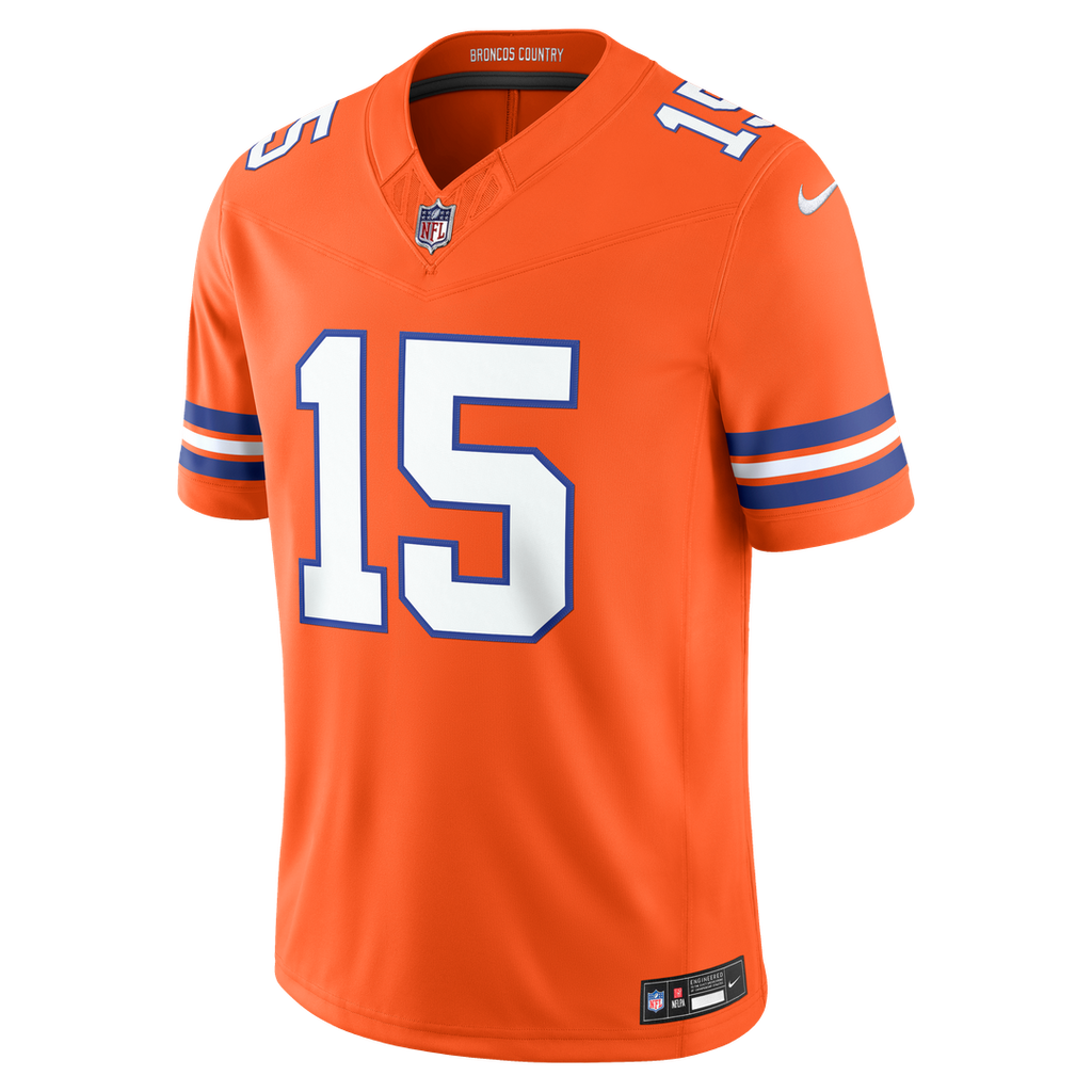 Denver Broncos Nik Bonitto Nike Orange Alternate Mile High Collection 1977 Throwback Vapor FUSE Stitched Limited Jersey