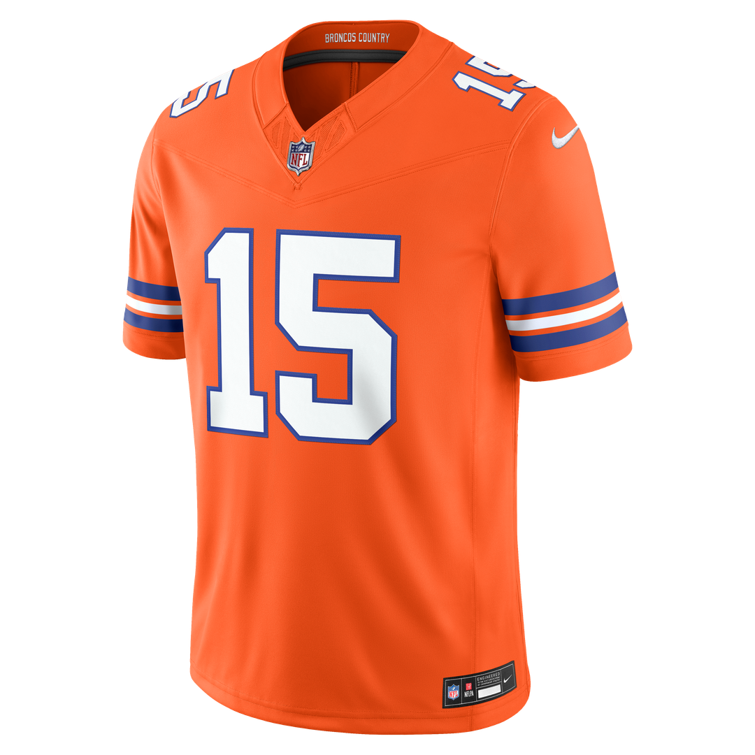 Denver Broncos Nik Bonitto Nike Orange Alternate Mile High Collection 1977 Throwback Vapor FUSE Stitched Limited Jersey