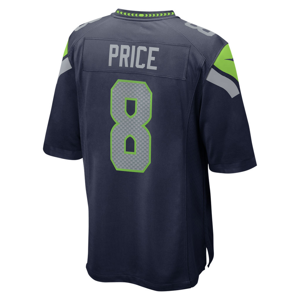 Seattle Seahawks Jadarian Price Nike College Navy Game Jersey