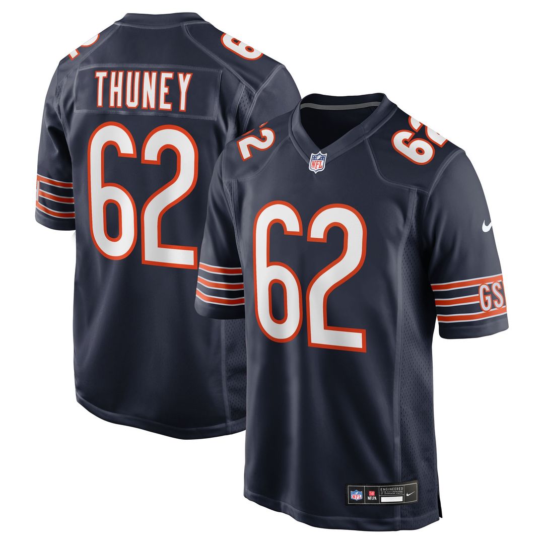Chicago Bears Joe Thuney Nike Navy Game Jersey