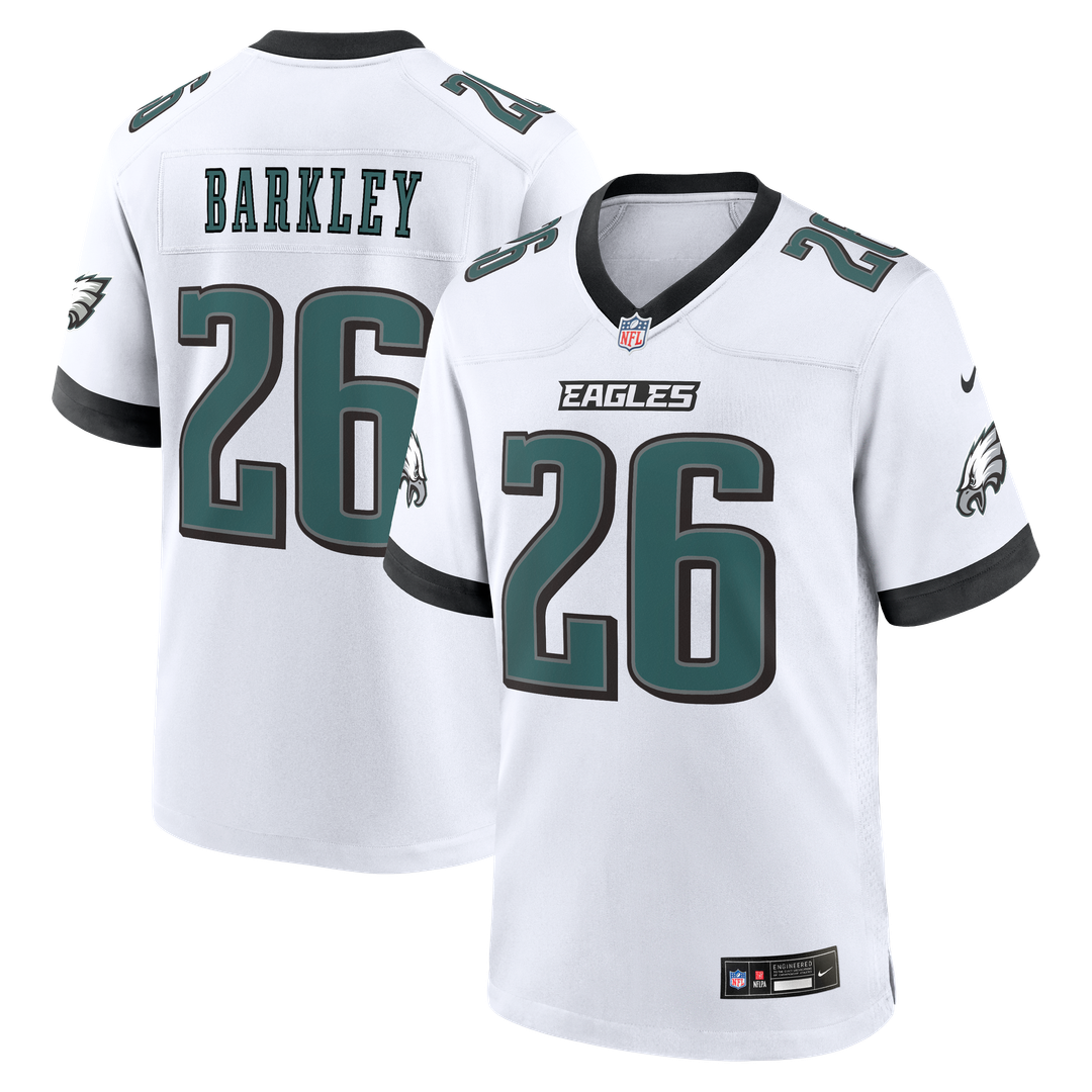 Philadelphia Eagles Saquon Barkley Nike Midnight Green Game Jersey