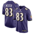 Baltimore Ravens LaJohntay Wester Nike Purple Game Jersey
