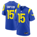 Los Angeles Rams Ty Simpson Nike Royal Game Jersey