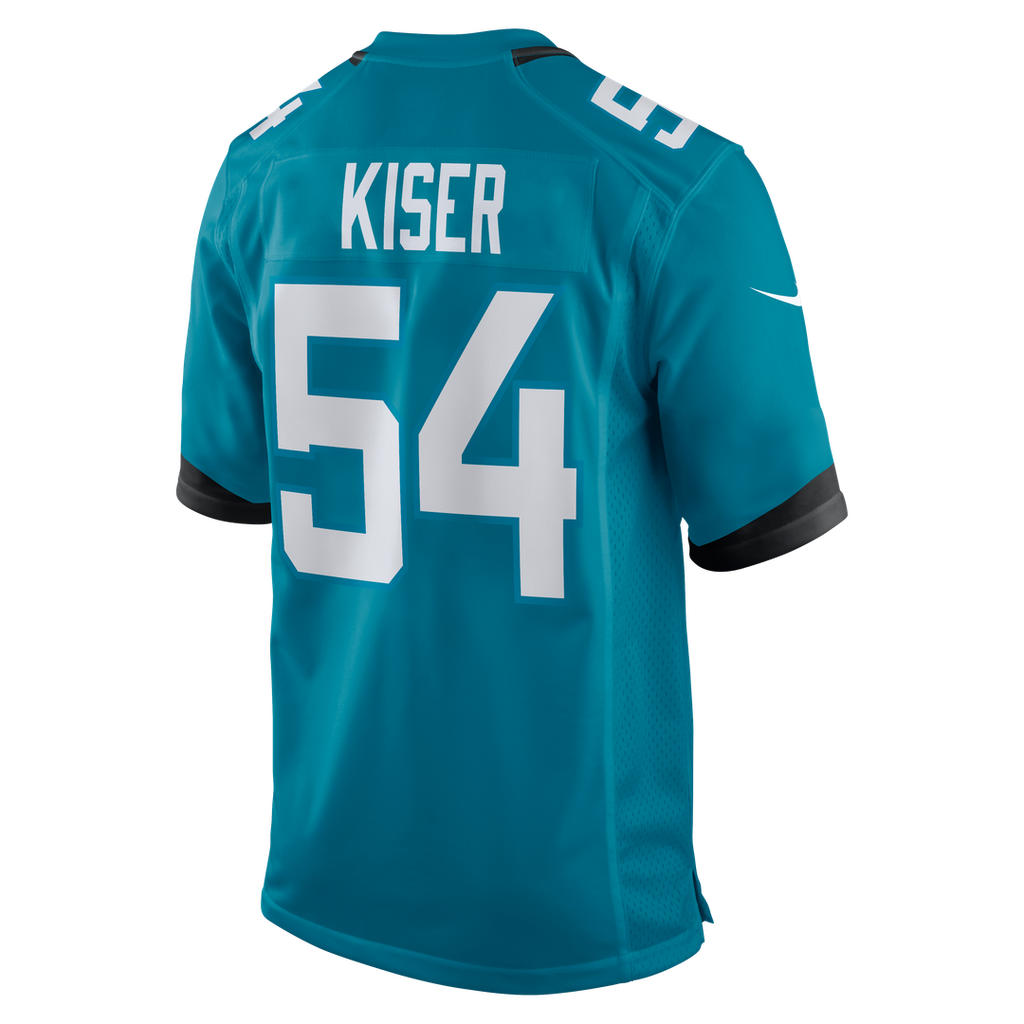 Jacksonville Jaguars Jack Kiser Nike Teal Game Jersey