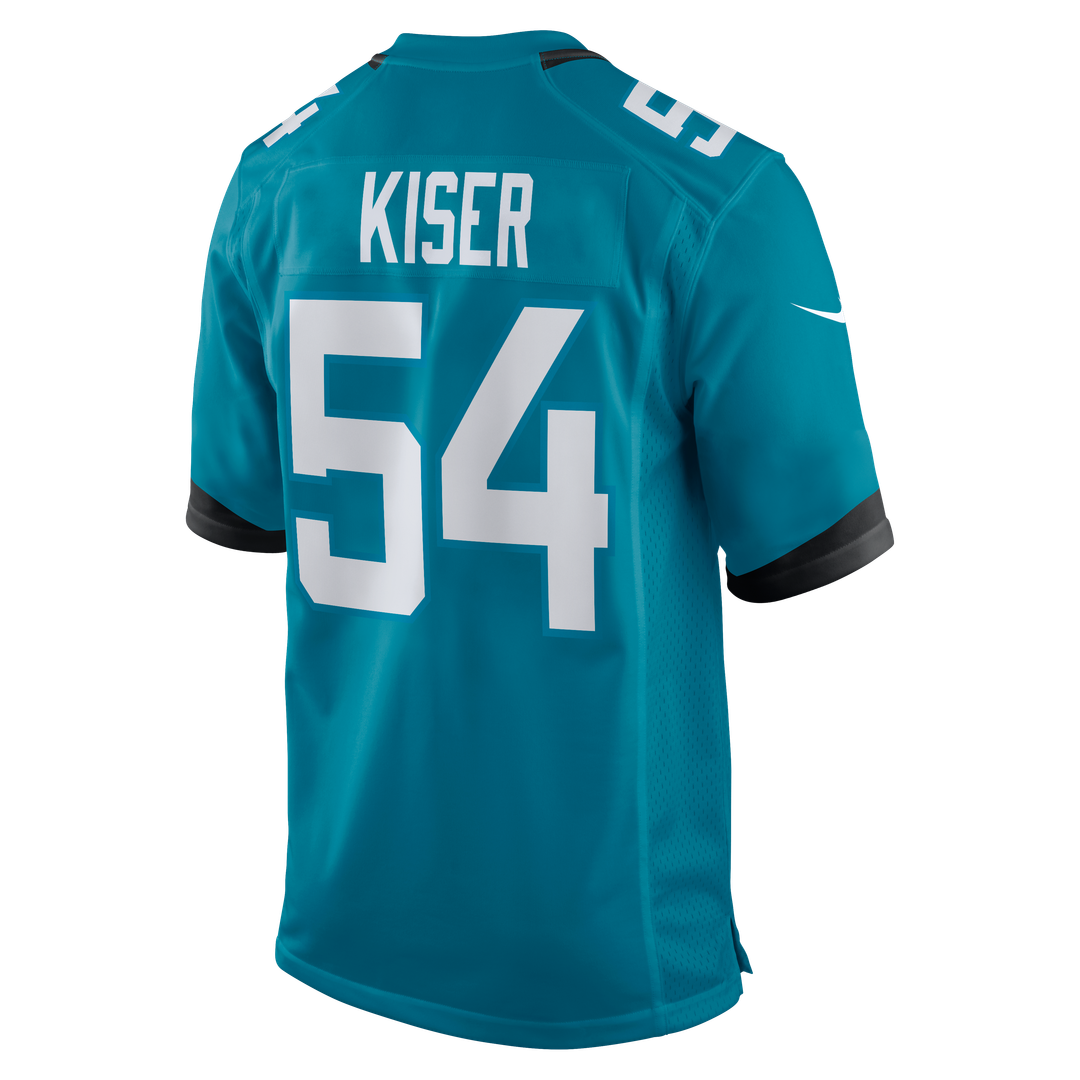 Jacksonville Jaguars Jack Kiser Nike Teal Game Jersey