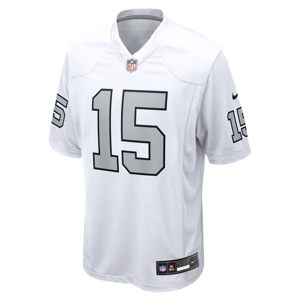 Las Vegas Raiders Fernando Mendoza Nike White Alternate Game Jersey