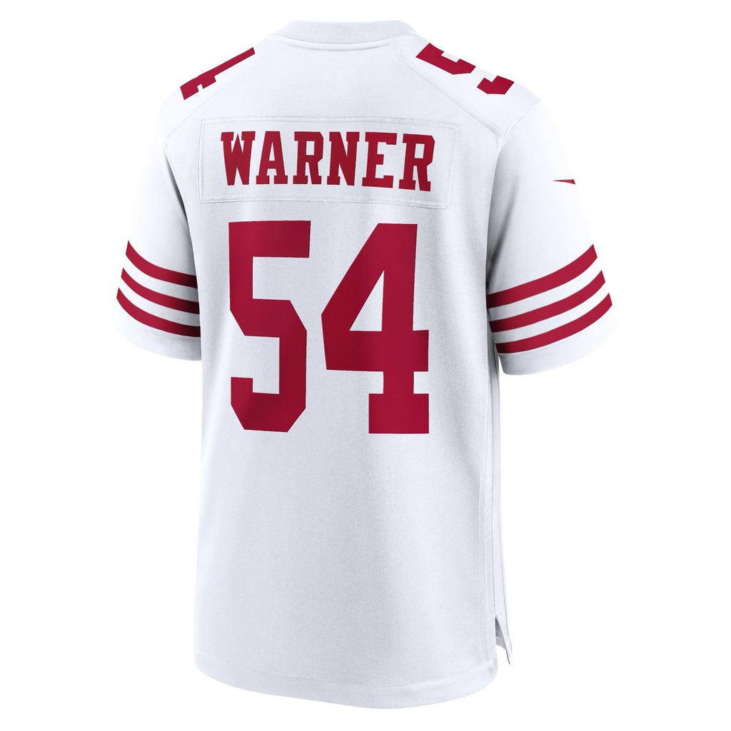 San Francisco 49ers Fred Warner Nike Scarlet Game Jersey