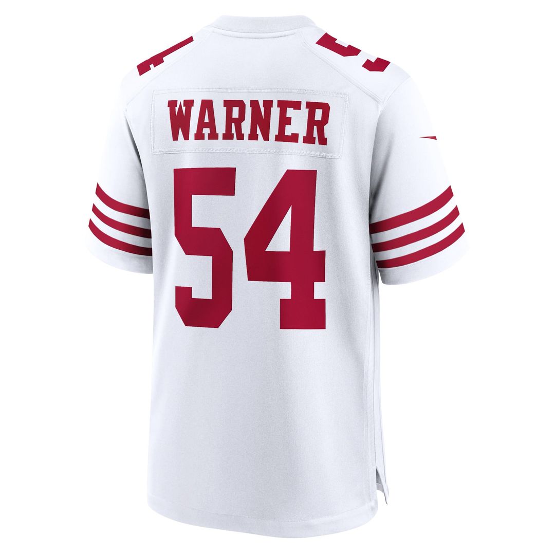 San Francisco 49ers Fred Warner Nike Scarlet Game Jersey