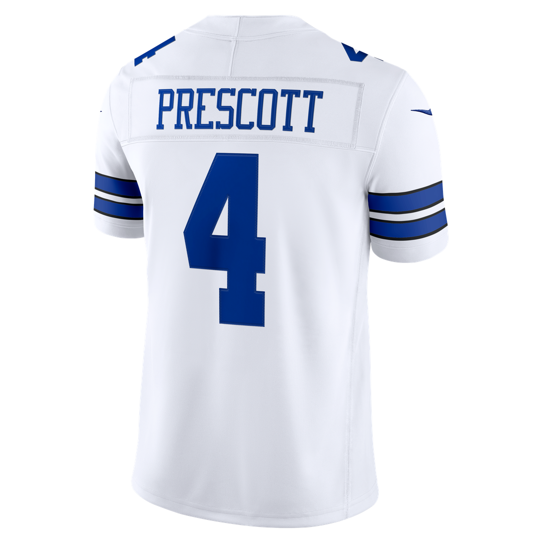 Dallas Cowboys Dak Prescott Nike White Vapor FUSE Stitched Limited Jersey