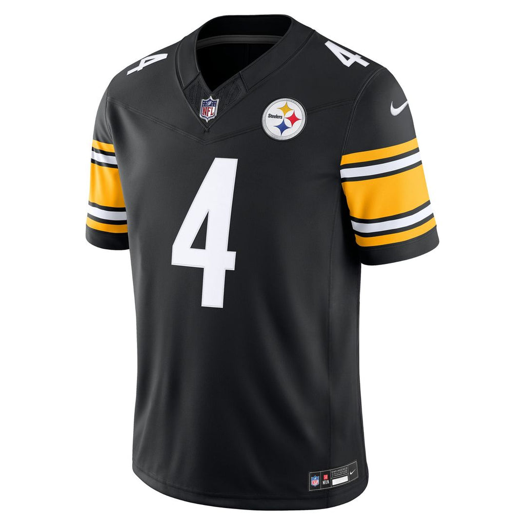 Pittsburgh Steelers DK Metcalf Nike Black Team Vapor FUSE Stitched Limited Jersey