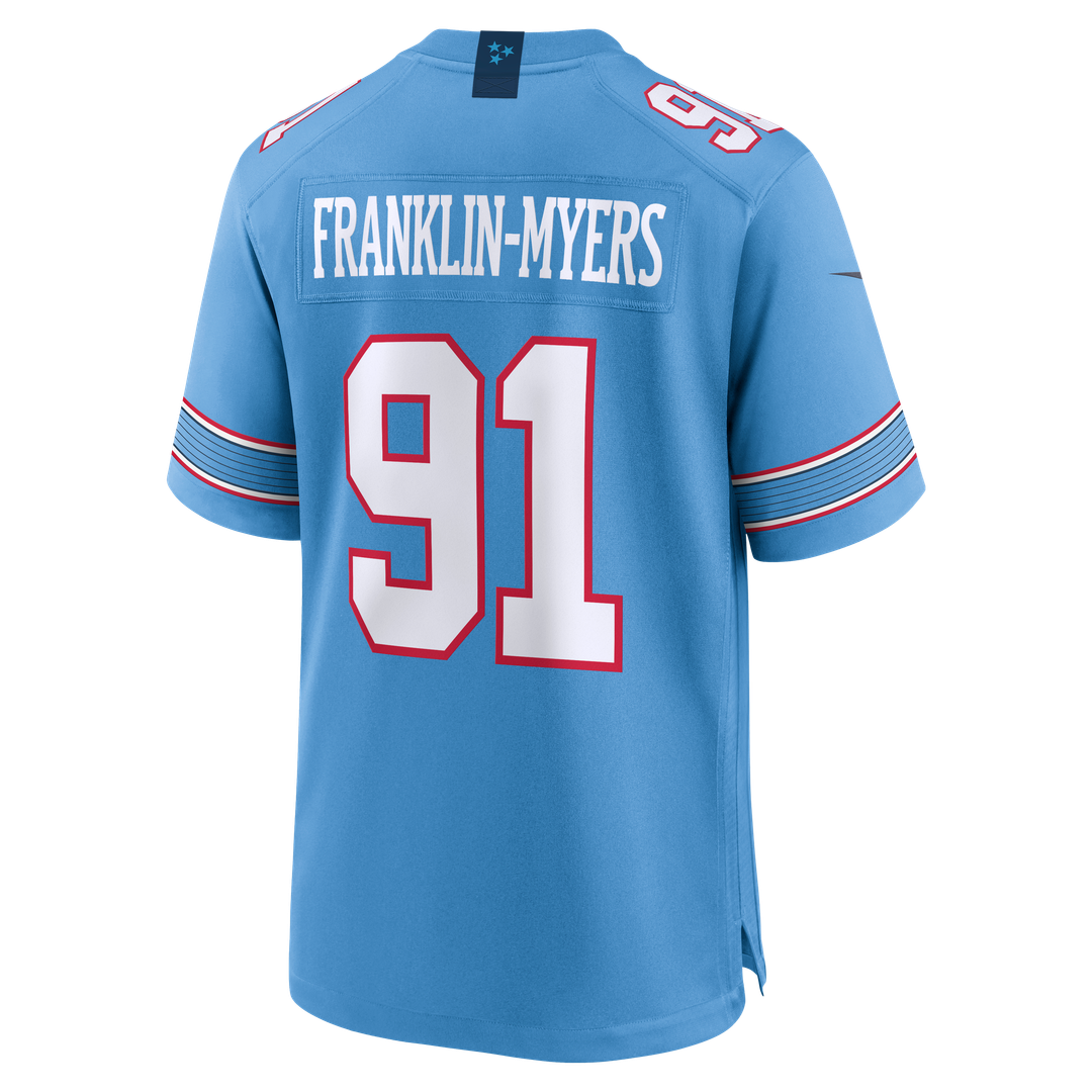 Tennessee Titans John Franklin - Myers Nike Light Blue Game Jersey