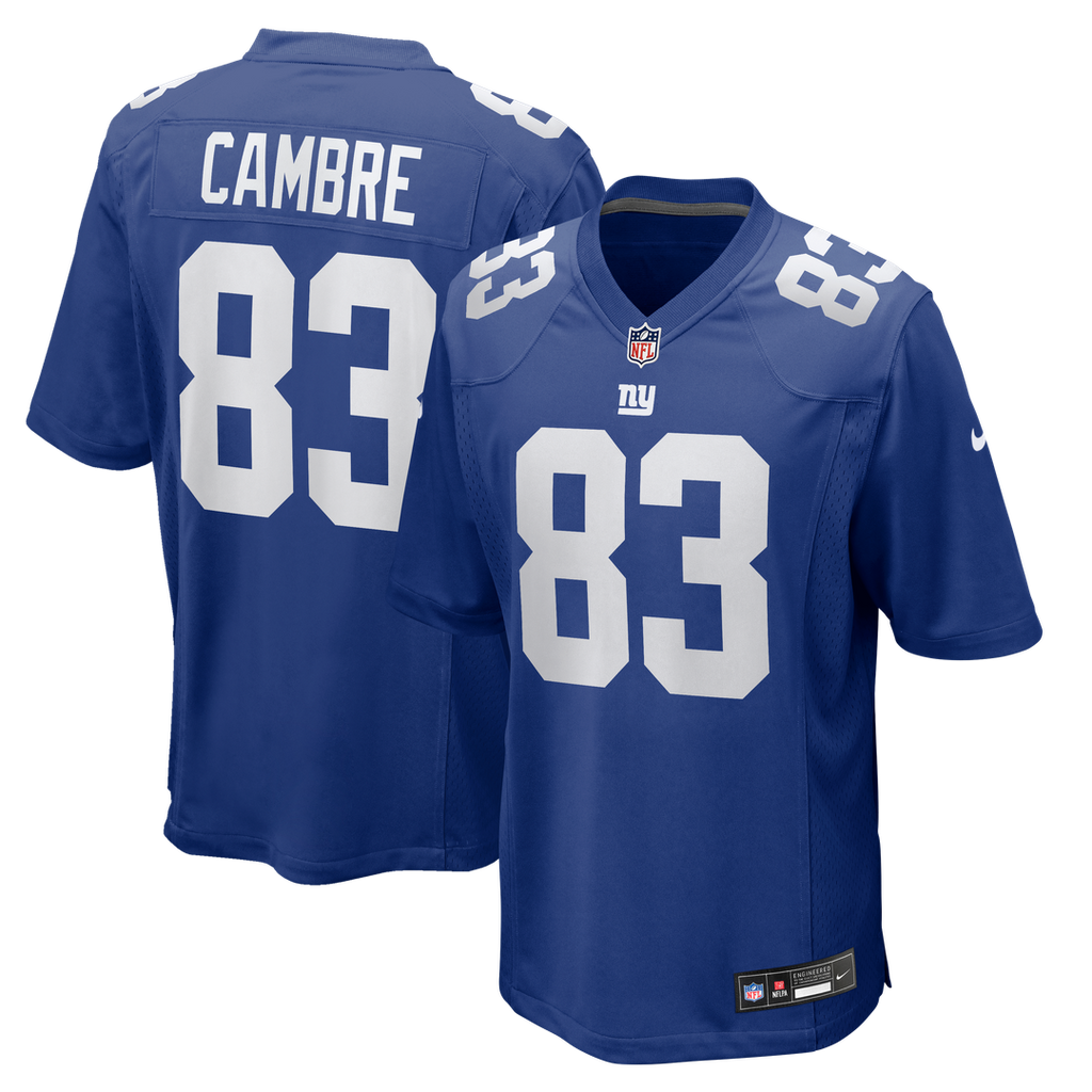 New York Giants Dalen Cambre Nike Royal Game Jersey