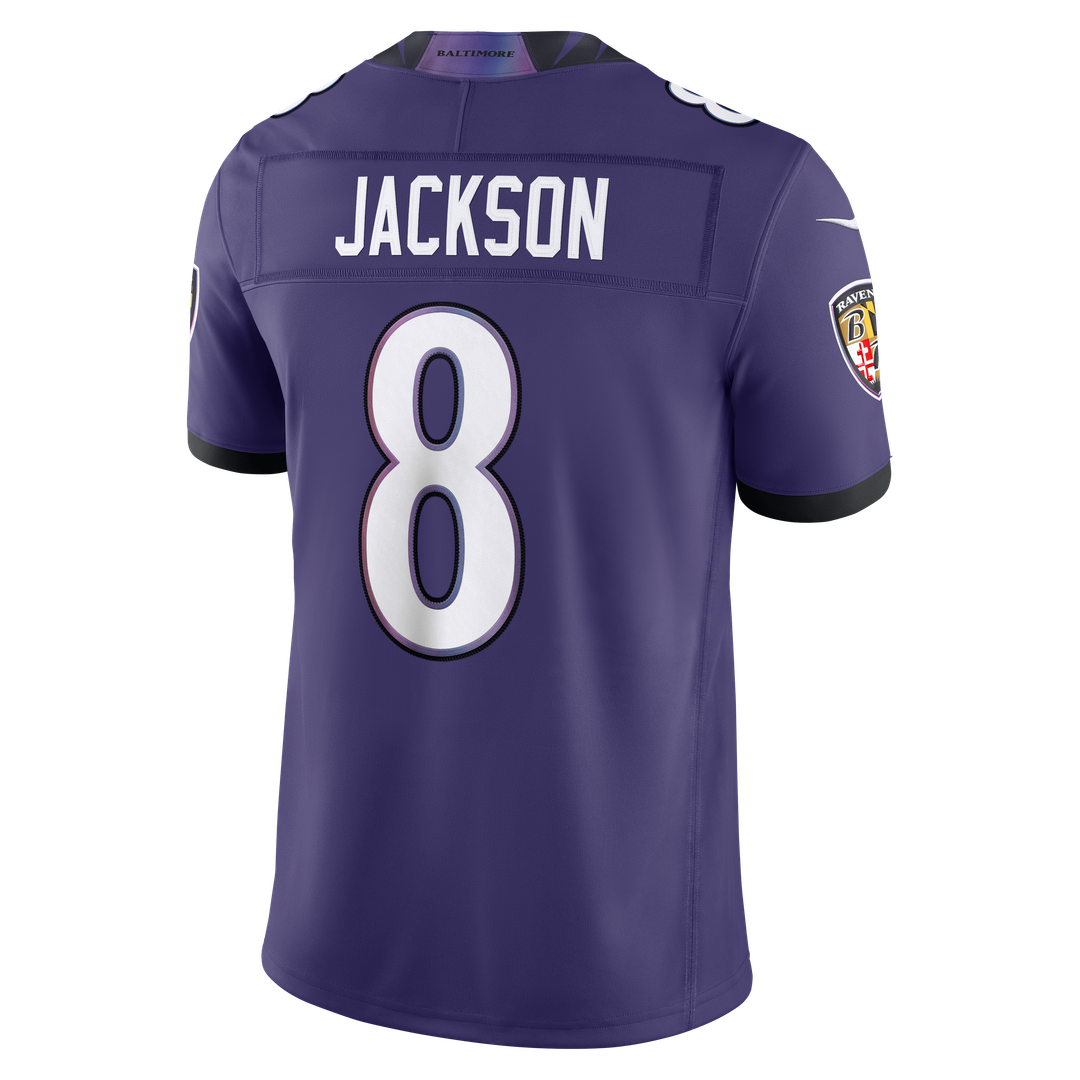 Baltimore Ravens Lamar Jackson Nike Black Alternate Alternate Vapor FUSE Stitched Limited Jersey