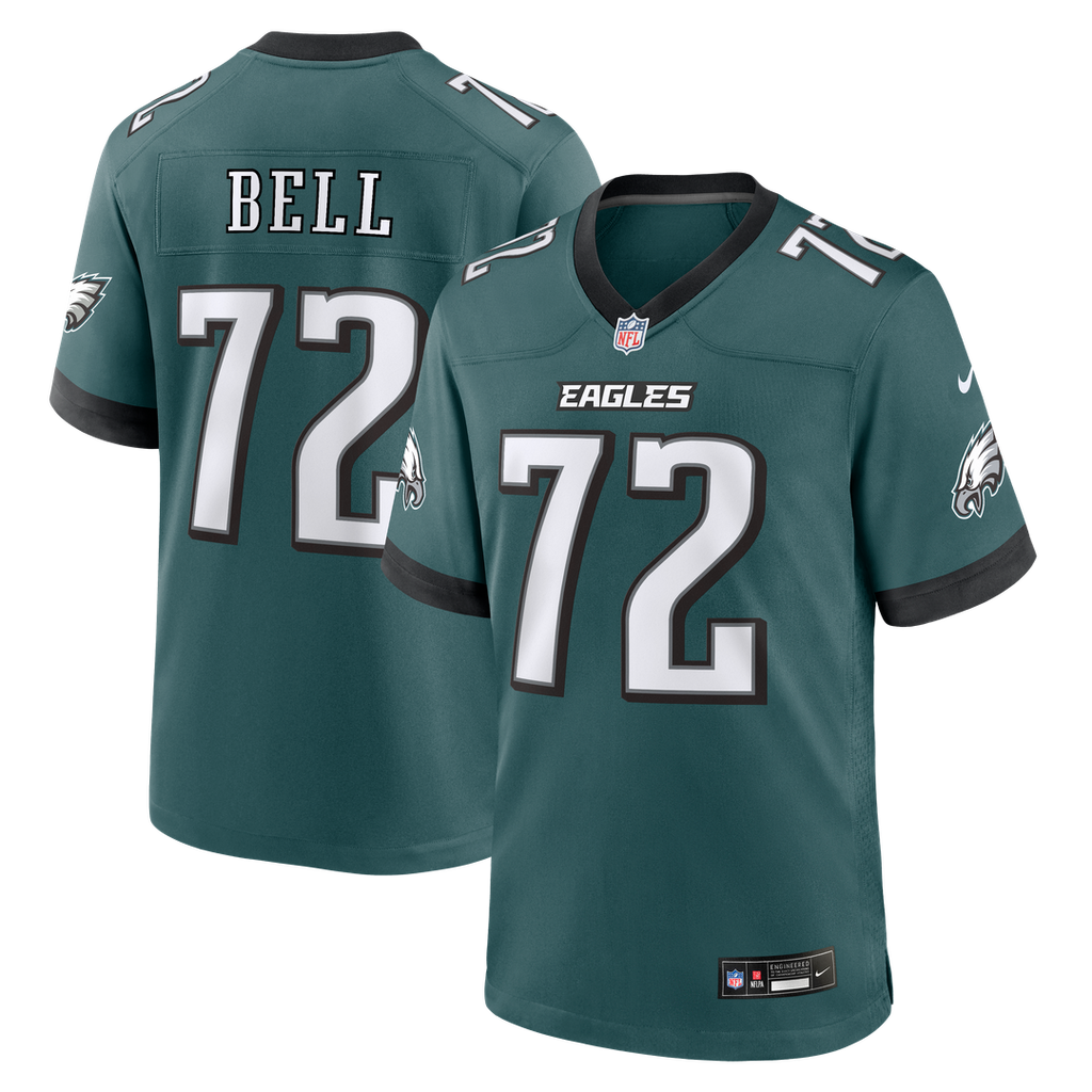 Philadelphia Eagles Markel Bell Nike Midnight Green Game Jersey