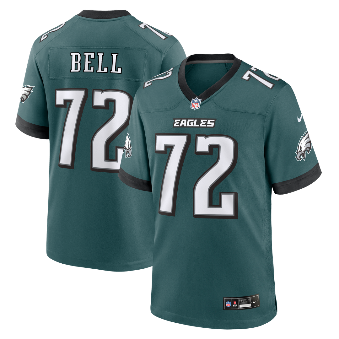 Philadelphia Eagles Markel Bell Nike Midnight Green Game Jersey