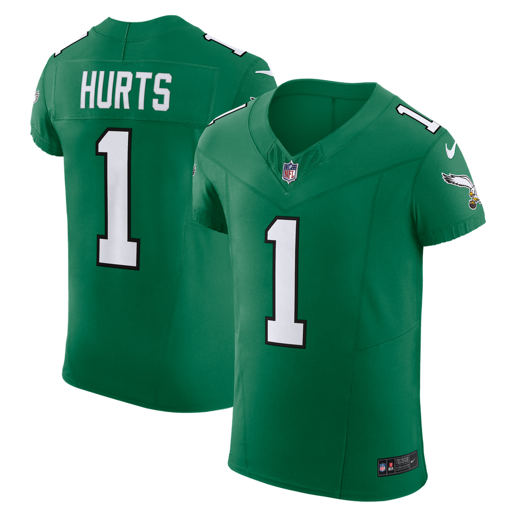 Philadelphia Eagles Jalen Hurts Nike Kelly Green Alternate Vapor FUSE Elite Jersey