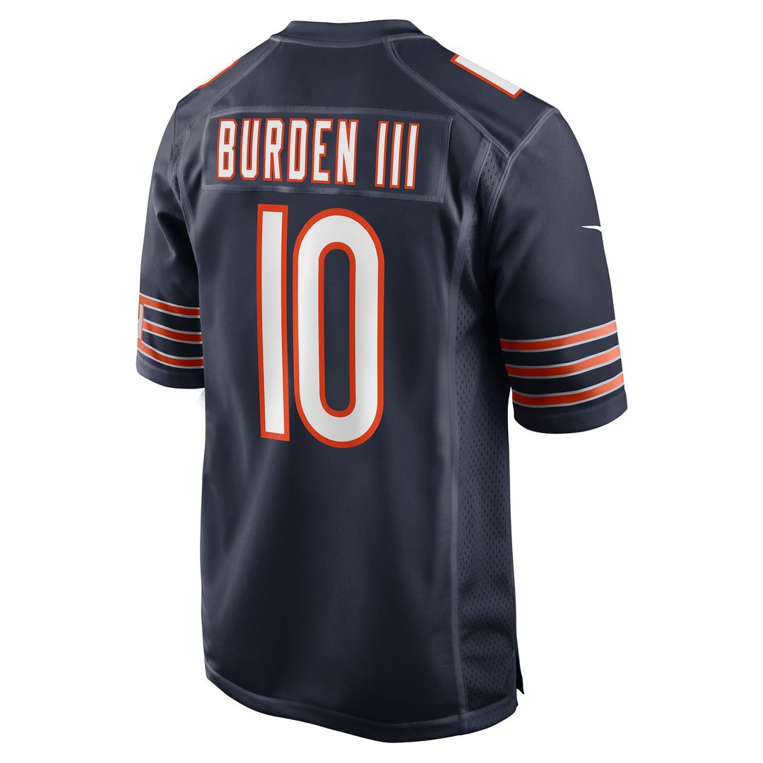 Chicago Bears Luther Burden III Nike Navy Game Jersey