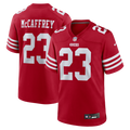San Francisco 49ers Christian McCaffrey Nike Scarlet Game Jersey