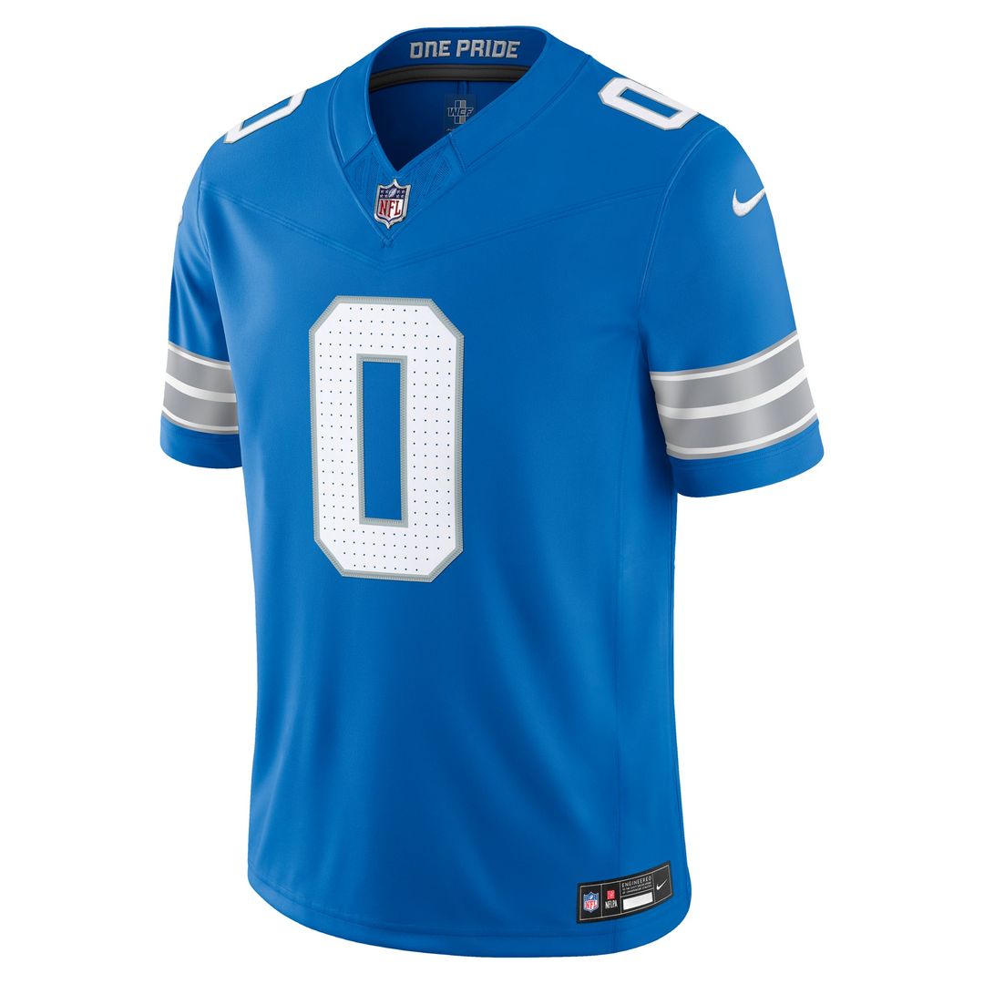 Detroit Lions Jahmyr Gibbs Nike Blue Team Vapor FUSE Stitched Limited Jersey