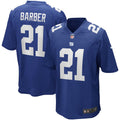 New York Giants Tiki Barber Nike Royal Retired Player Game Jersey