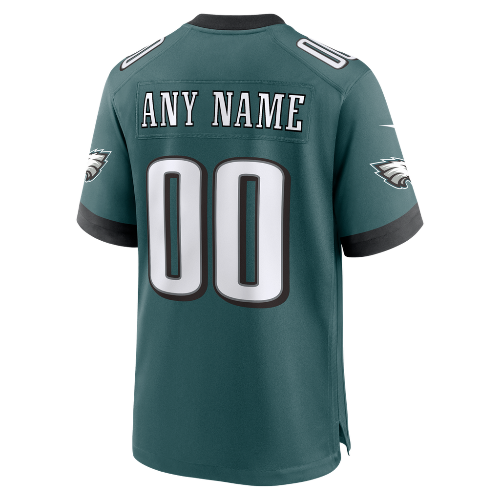 Philadelphia Eagles Nike White White Custom Jersey
