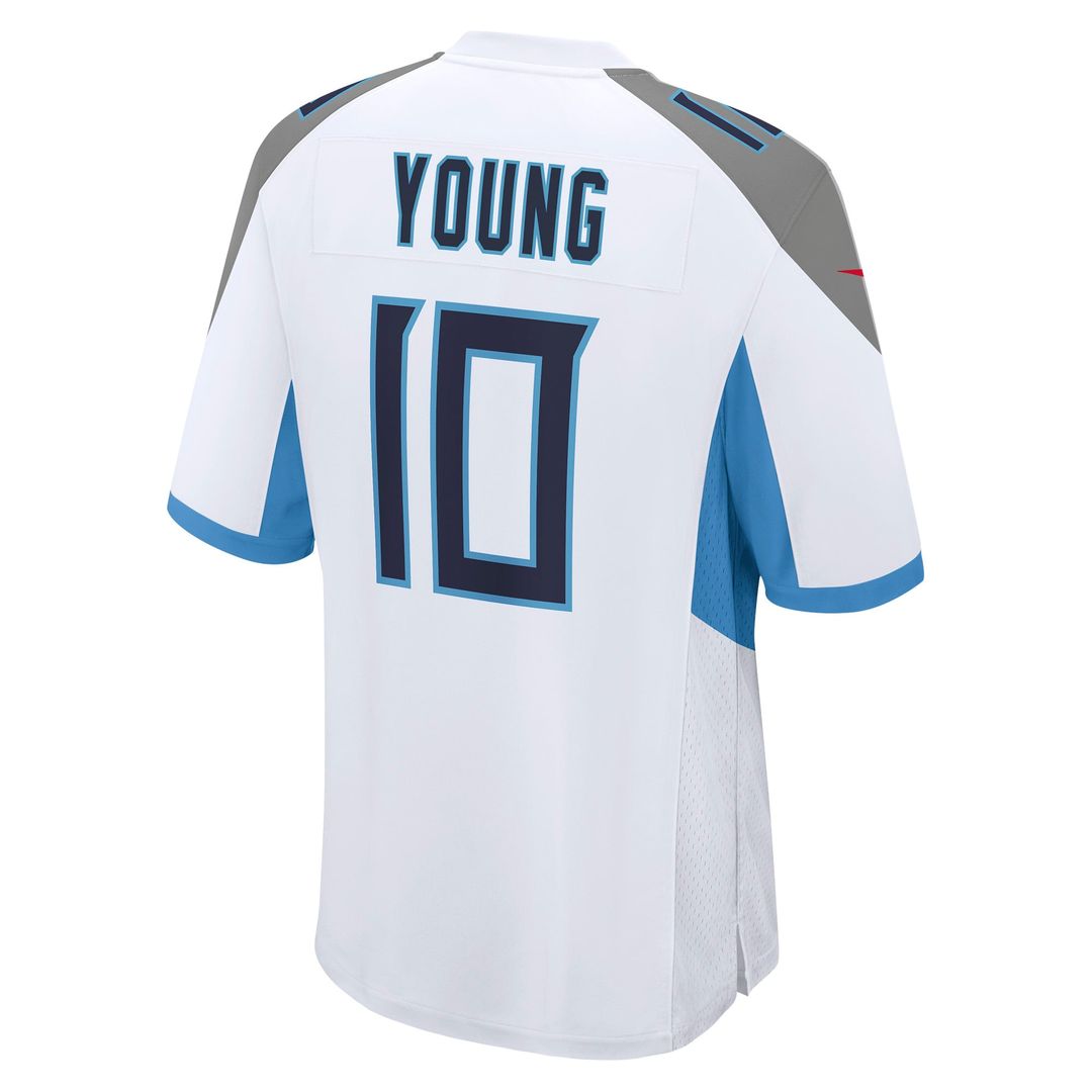 Tennessee Titans Vince Young Nike White Retired Game Jersey