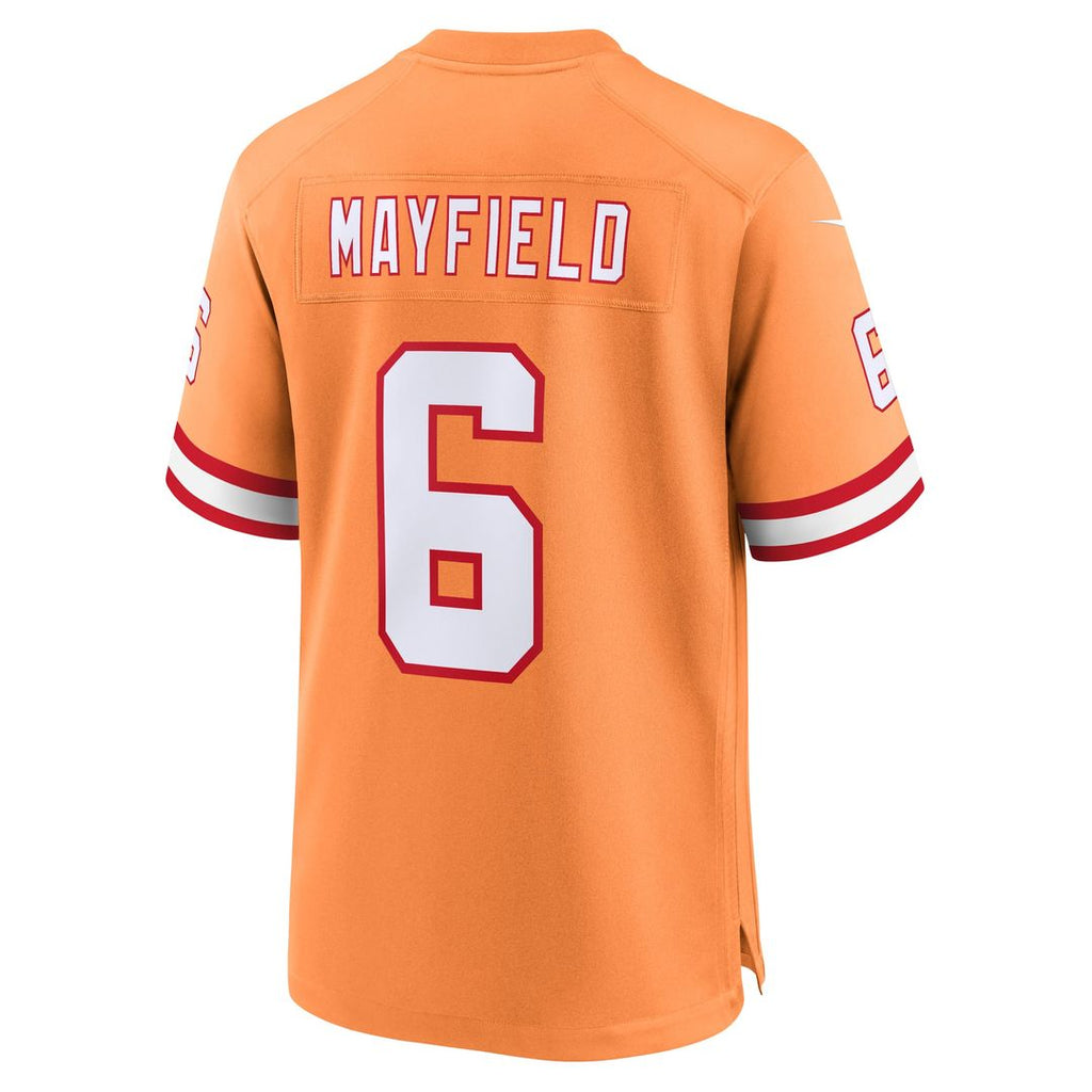 Tampa Bay Buccaneers Baker Mayfield Nike Pewter Alternate Game Jersey