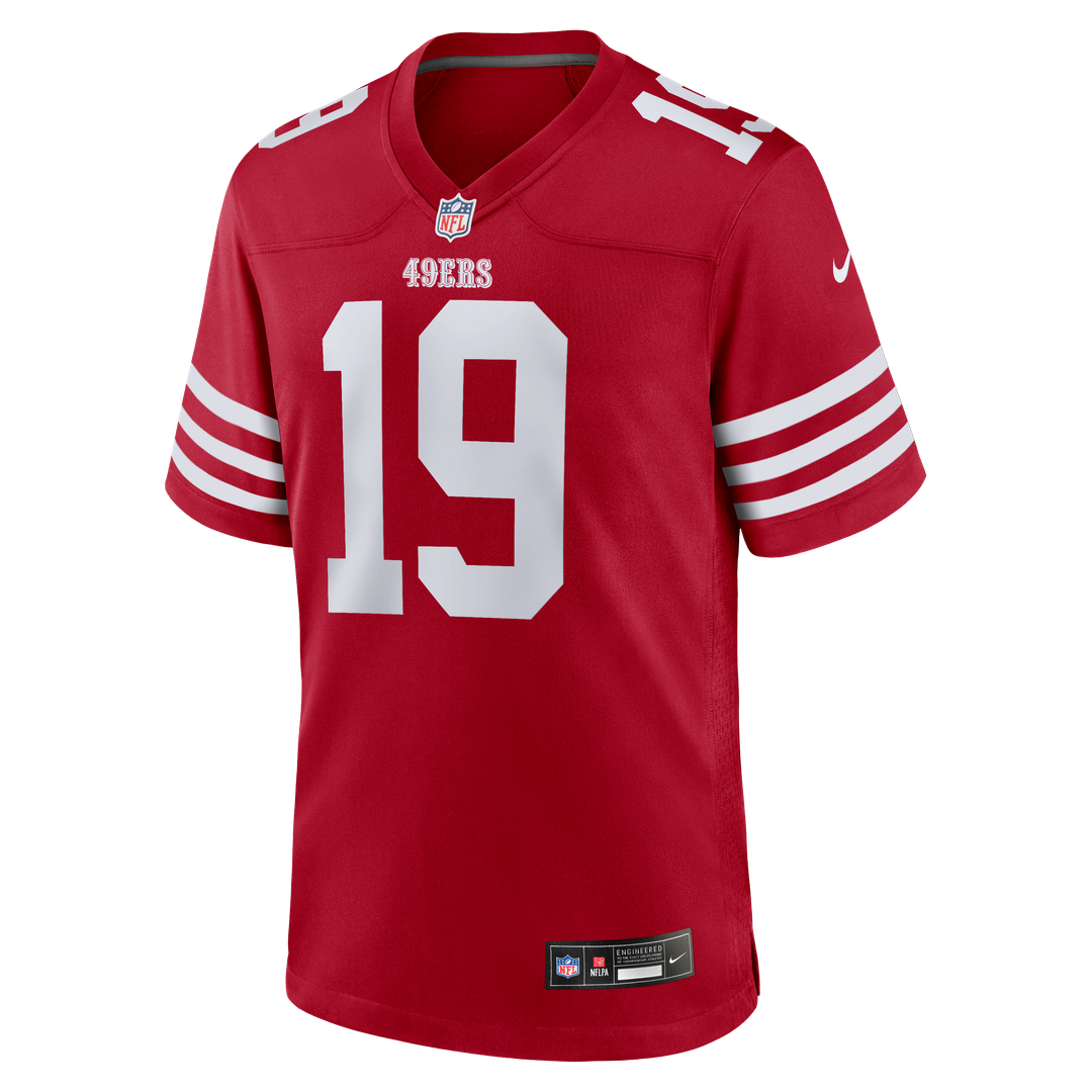 San Francisco 49ers Trent Taylor Nike Scarlet Game Jersey