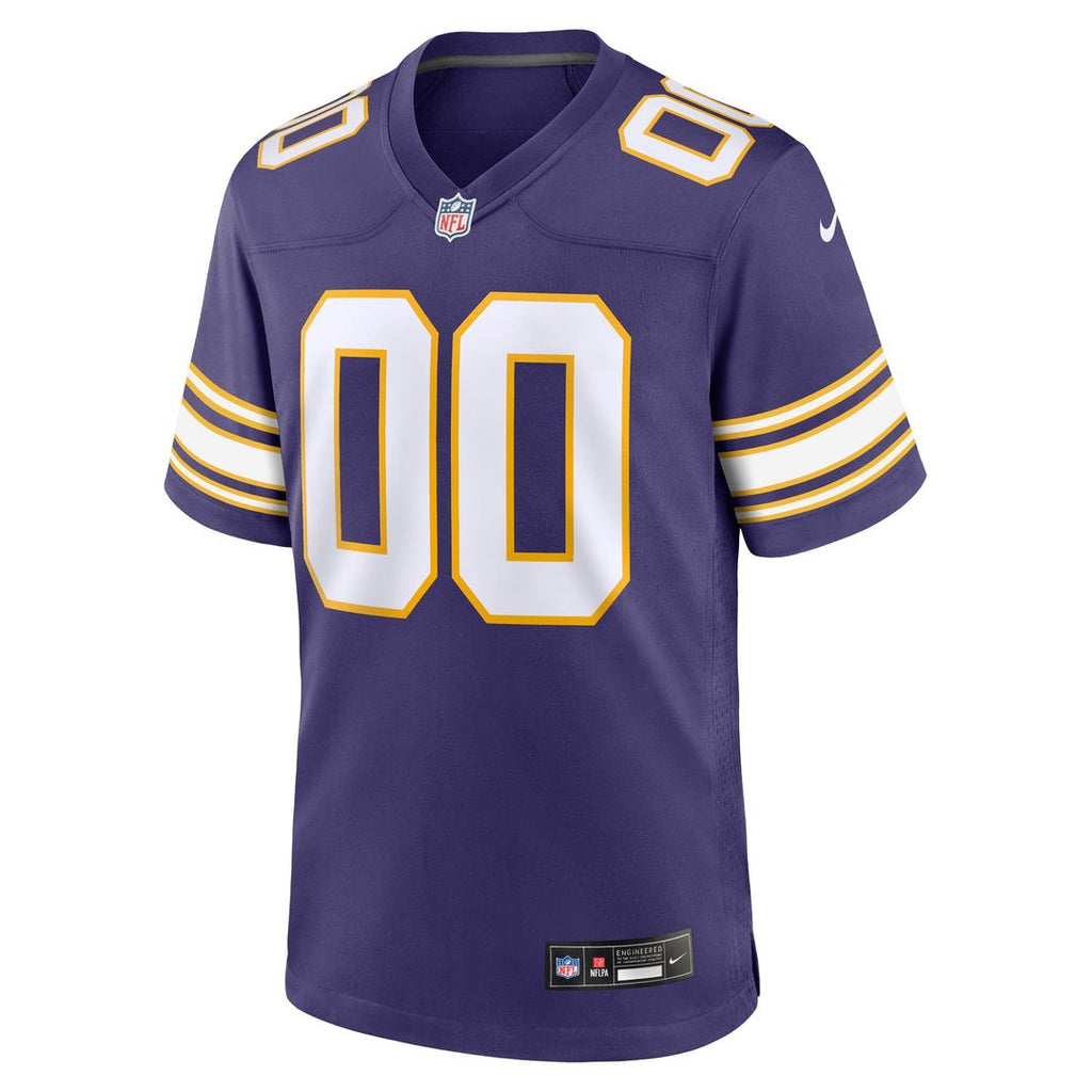 Minnesota Vikings Nike Purple Classic Custom Jersey