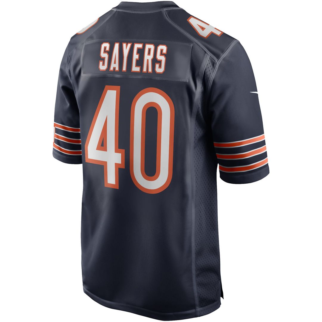Chicago Bears Gale Sayers Nike Navy Retired Player Game Jersey