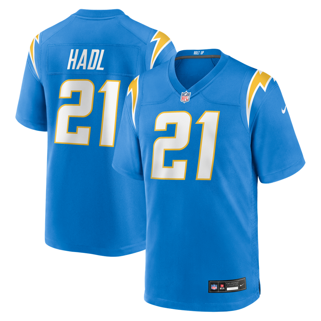 Los Angeles Chargers John Hadl Nike Powder Blue Retired Player Game Jersey