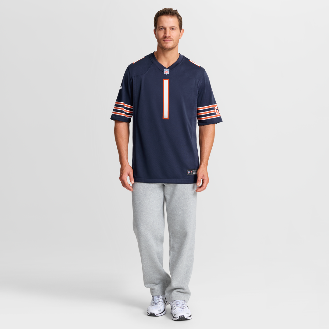 Chicago Bears Jaylon Johnson Nike Navy Game Jersey