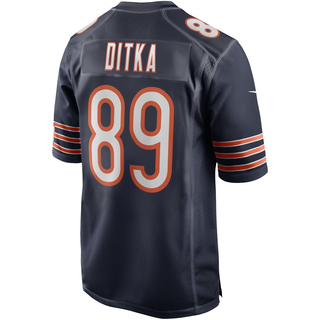 Chicago Bears Mike Ditka Nike Navy Retired Player Game Jersey