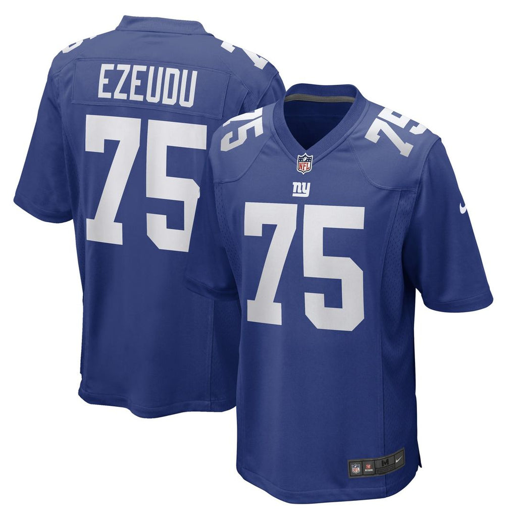 New York Giants Joshua Ezeudu Nike Royal Game Jersey