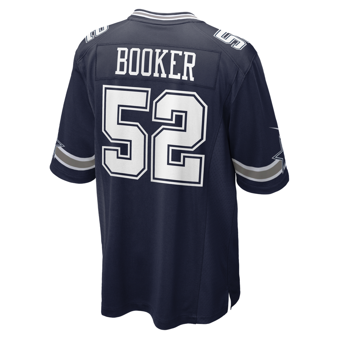 Dallas Cowboys Tyler Booker Nike Navy Game Jersey