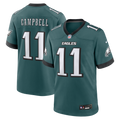 Philadelphia Eagles Jihaad Campbell Nike Midnight Green Game Jersey