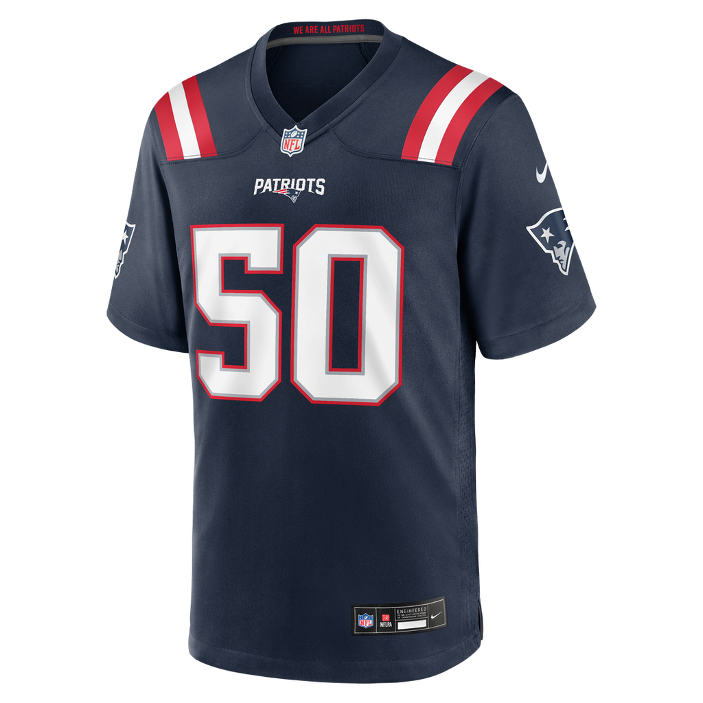 New England Patriots Mike Vrabel Nike White Retired Game Jersey