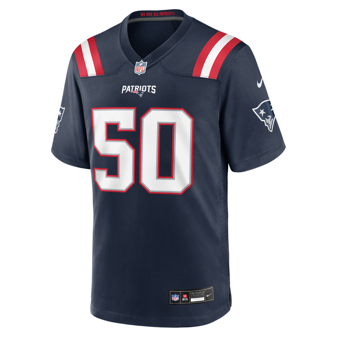 New England Patriots Mike Vrabel Nike White Retired Game Jersey