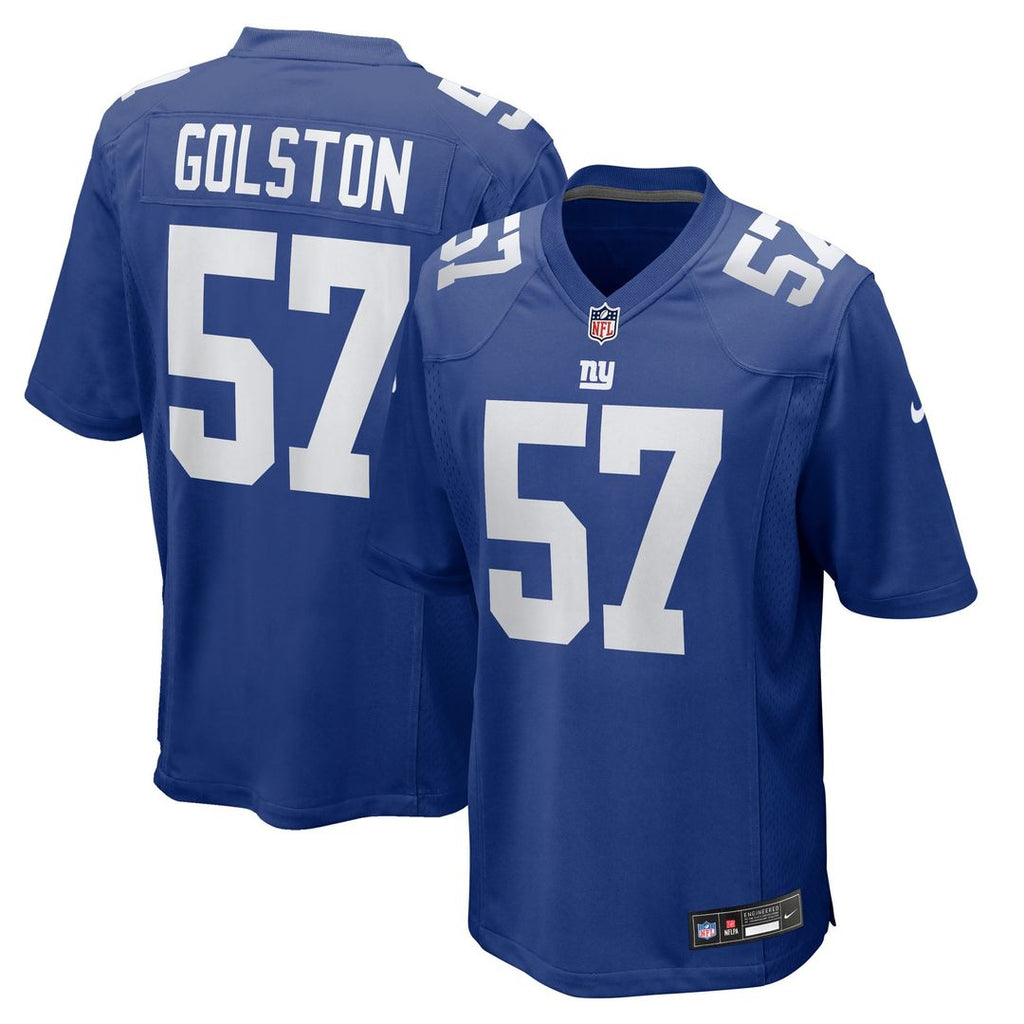 New York Giants Chauncey Golston Nike Royal Game Jersey