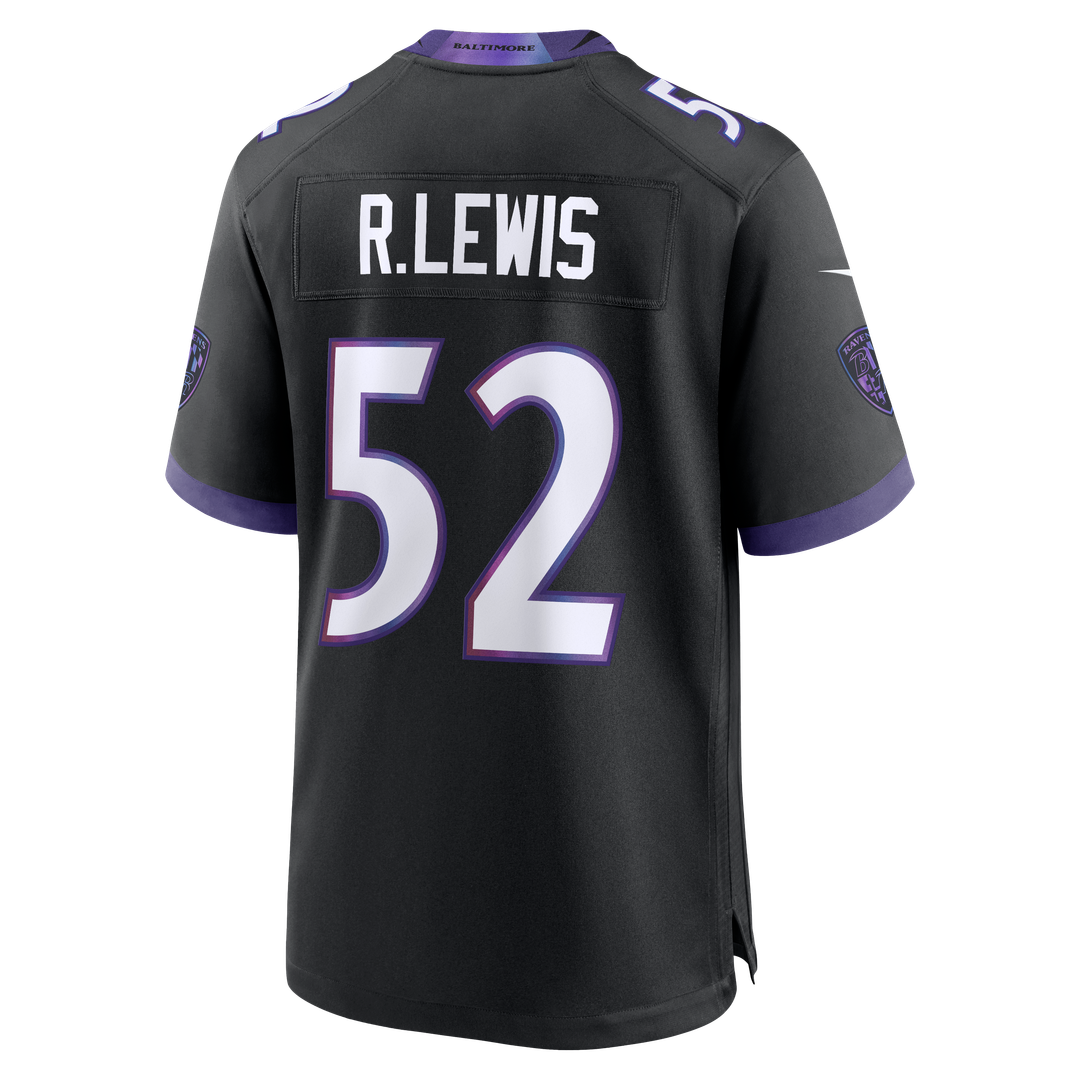 Baltimore Ravens Ray Lewis Nike Black Alternate Retired Game Jersey