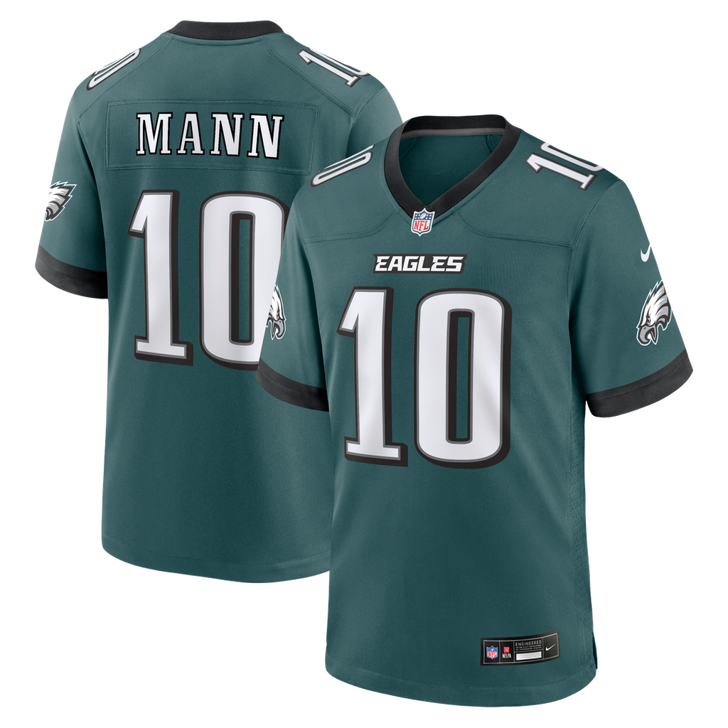 Philadelphia Eagles Braden Mann Nike Midnight Green Game Jersey