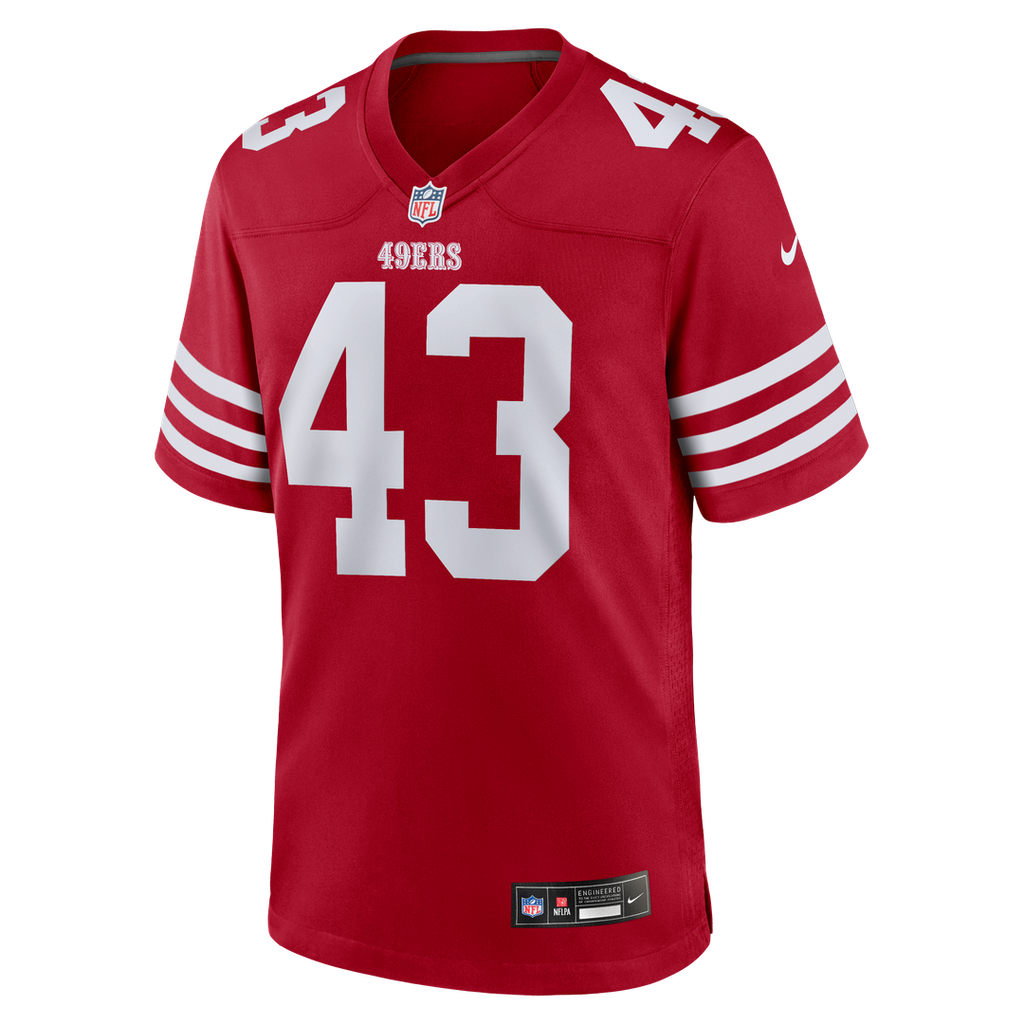 San Francisco 49ers Eric Kendricks Nike Scarlet Game Jersey