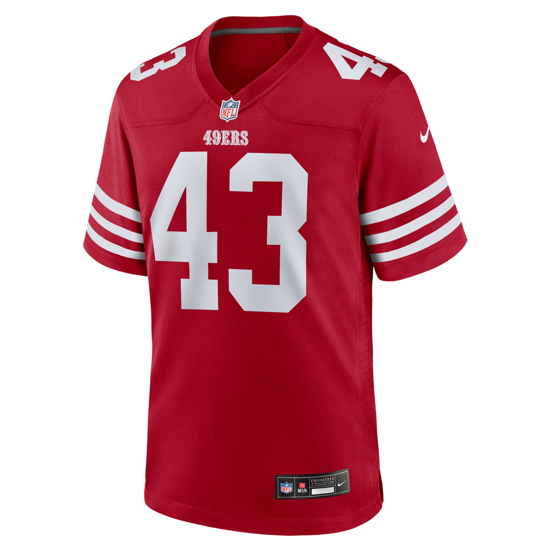 San Francisco 49ers Eric Kendricks Nike Scarlet Game Jersey