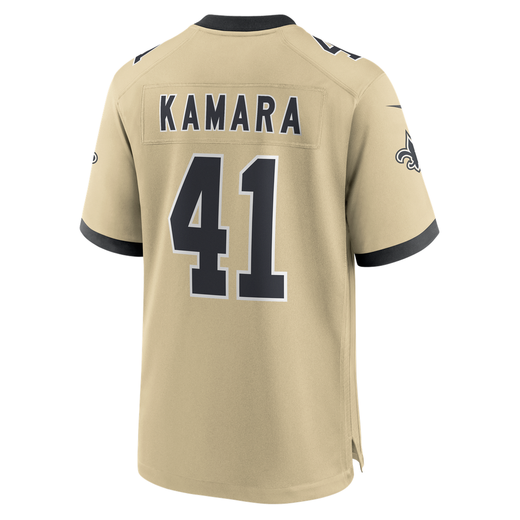 New Orleans Saints Alvin Kamara Nike Black Game Jersey
