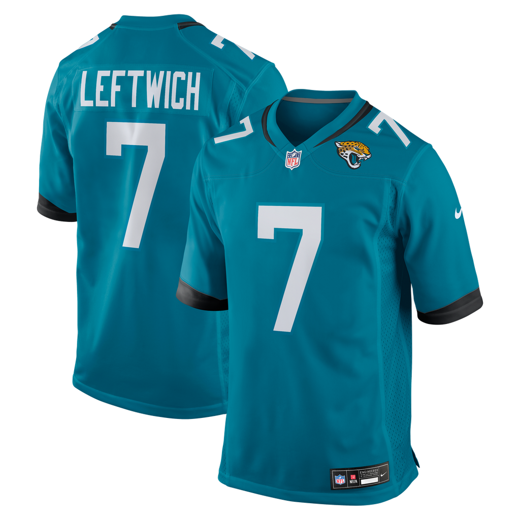Jacksonville Jaguars Byron Leftwich Nike Teal Retired Game Jersey