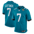Jacksonville Jaguars Byron Leftwich Nike Teal Retired Game Jersey