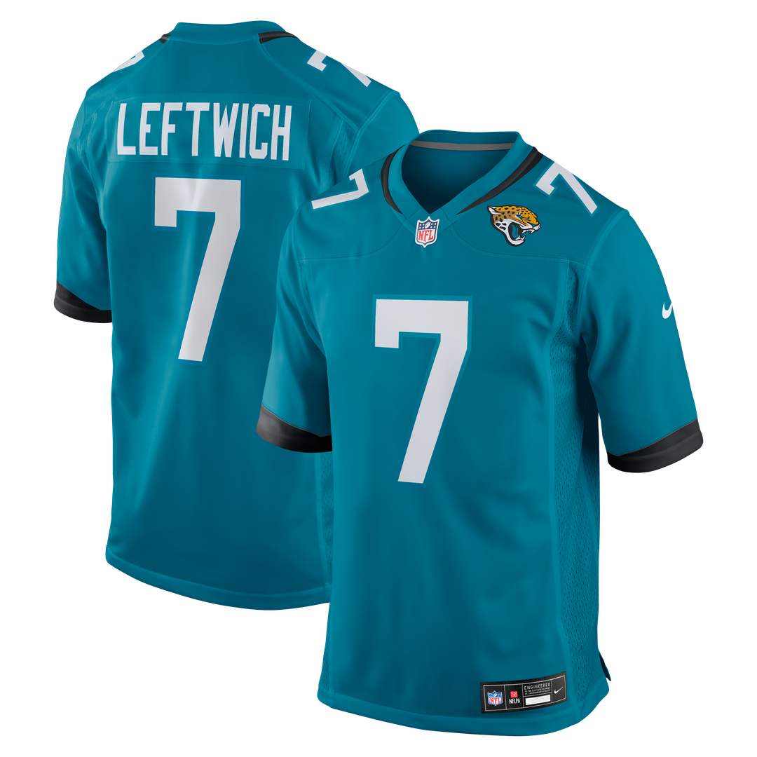 Jacksonville Jaguars Byron Leftwich Nike Teal Retired Game Jersey