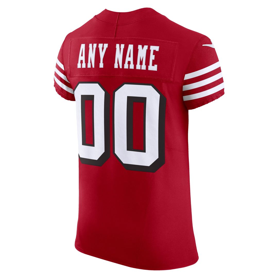 San Francisco 49ers Nike Scarlet Vapor FUSE Elite Custom Jersey