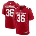 Arizona Cardinals Kitan Crawford Nike Cardinal Game Jersey