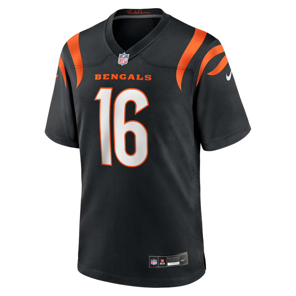 Cincinnati Bengals Joe Flacco Nike Black Game Jersey